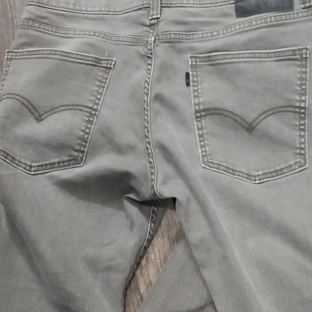 Levi's 511 - 36x30 Grey Slim Straight Leg Fit, Men's